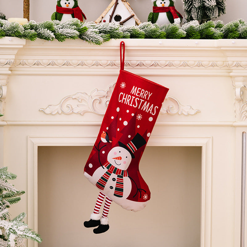 Printed Christmas Stocking Hanging Widget